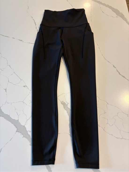 lululemon athletica Pants - Lululemon Wunder Train High Rise Leggings 25” with Pockets ~ 2 ~ Black